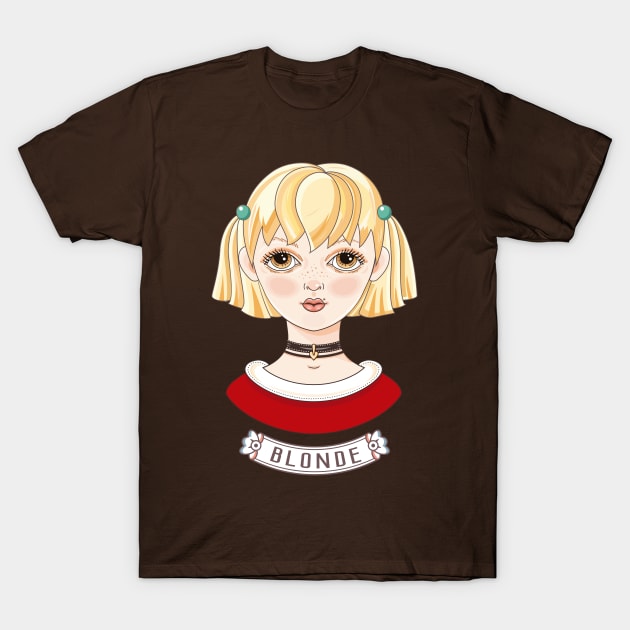 Blonde T-Shirt by ByVili